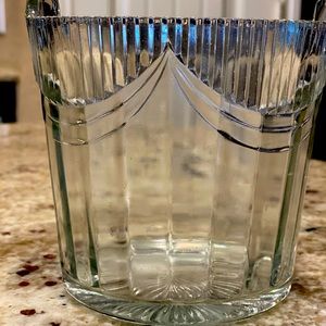Depression glass ice bucket 1930s